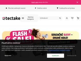 'tectake.cz' screenshot
