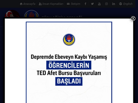'ted.org.tr' screenshot