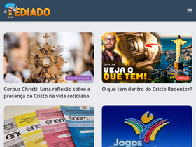 'tediado.com.br' screenshot
