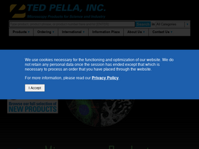 'tedpella.com' screenshot