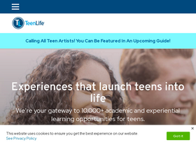 'teenlife.com' screenshot