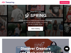 'teespring.com' screenshot