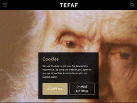 'tefaf.com' screenshot