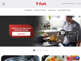 'tefal.com' screenshot