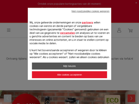 'tefal.nl' screenshot