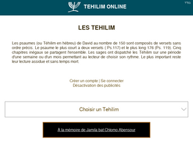 'tehilim-online.com' screenshot