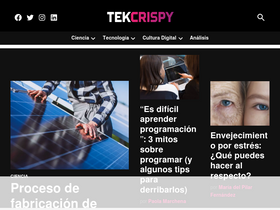 'tekcrispy.com' screenshot