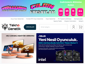 'teknogenetik.com' screenshot