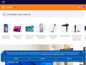 'teknosa.com' screenshot