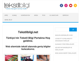'tekstilbilgi.net' screenshot