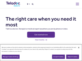 'teladoc.com' screenshot