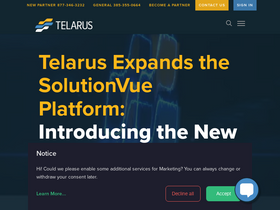'telarus.com' screenshot