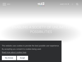 'tele2.com' screenshot
