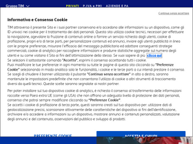 'telecomitalia.it' screenshot