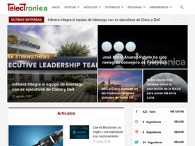 'telectronika.com' screenshot