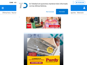 'telediario.mx' screenshot