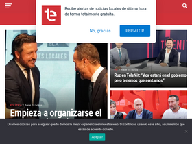 'teleelx.es' screenshot