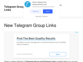 'telegroupslinks.com' screenshot