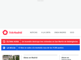 'telemadrid.es' screenshot