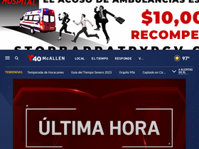 'telemundo40.com' screenshot