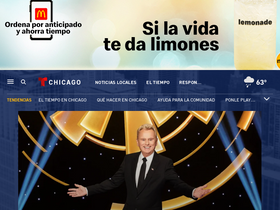 'telemundochicago.com' screenshot