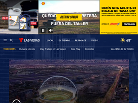 'telemundolasvegas.com' screenshot