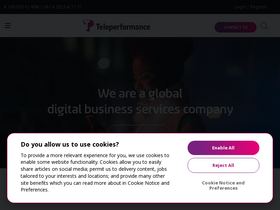 'teleperformance.com' screenshot