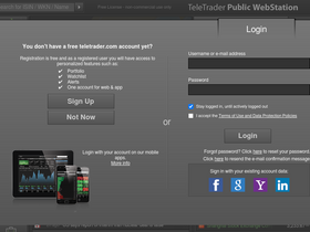 'teletrader.com' screenshot