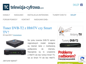 'telewizja-cyfrowa.com' screenshot