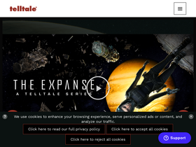 'telltale.com' screenshot