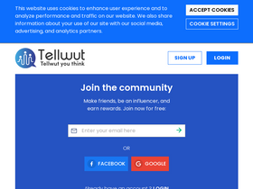 'tellwut.com' screenshot