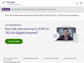 'telus.com' screenshot
