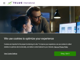 'telusinternational.com' screenshot