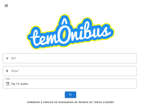 'temonibus.com' screenshot