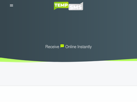 'temp-sms.org' screenshot