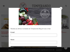 'temperando.com' screenshot