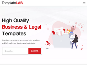 'templatelab.com' screenshot