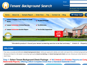 'tenantbackgroundsearch.com' screenshot