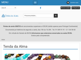 'tendadaalma.com' screenshot