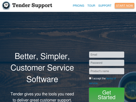 'tenderapp.com' screenshot