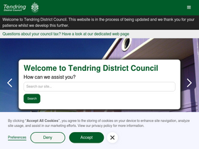 'tendringdc.gov.uk' screenshot