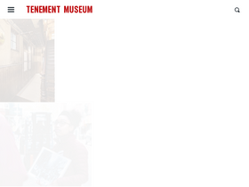 'tenement.org' screenshot