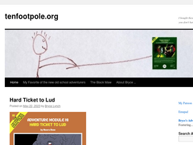 'tenfootpole.org' screenshot