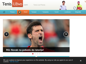 'tenisuzivo.com' screenshot