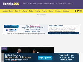 'tennis365.com' screenshot
