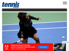 'tennismagazin.de' screenshot