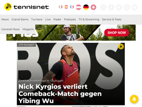 'tennisnet.com' screenshot