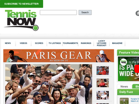 'tennisnow.com' screenshot