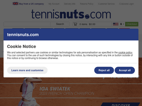 'tennisnuts.com' screenshot