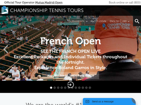 'tennistours.com' screenshot
